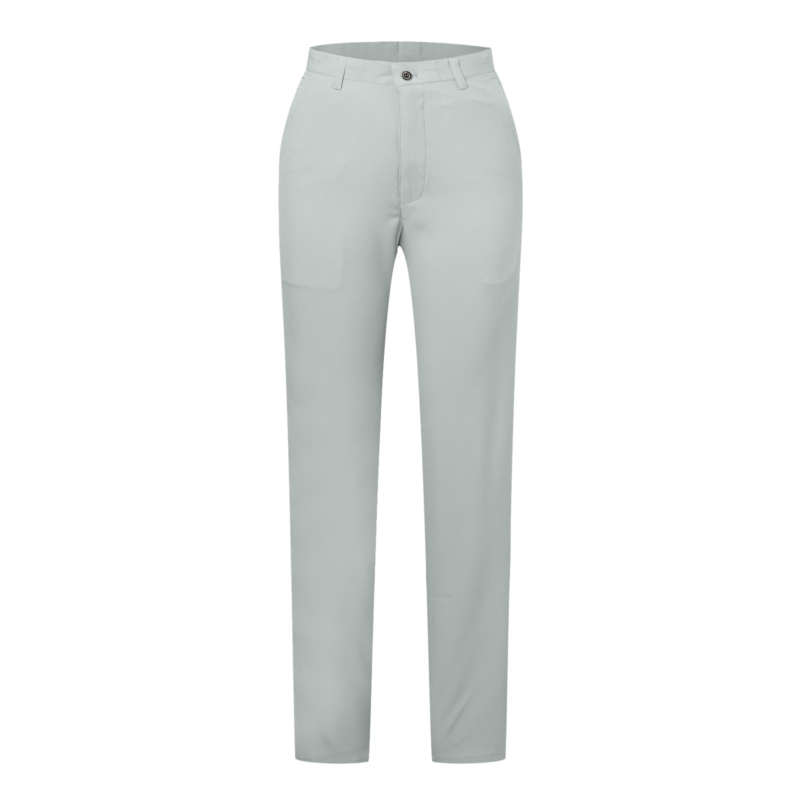 thumbnail image 4 of Pantalones de vestir plisados de corte clásico para hombre - Cintura elástica oculta 100 % poliéster Pantalones de vestir, 4 of 8